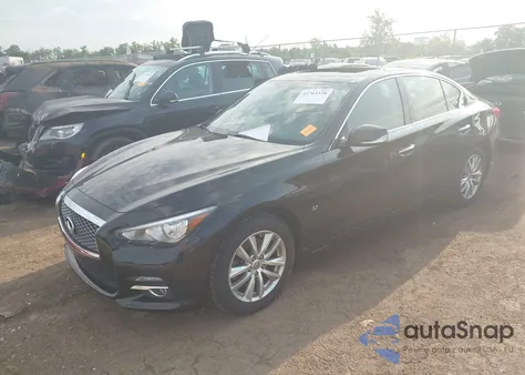 2015 Infiniti Q50 из США, поврежденный, VIN JN1BV7AR0FM393454